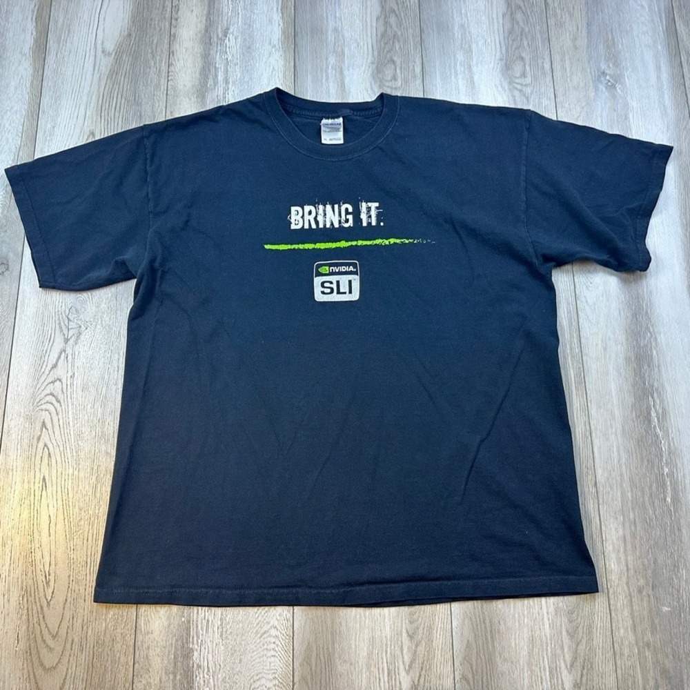Blizzcon 2007 Shirt Mens XL Black Nvidia SLI Tech GPU Gamer Vintage Men